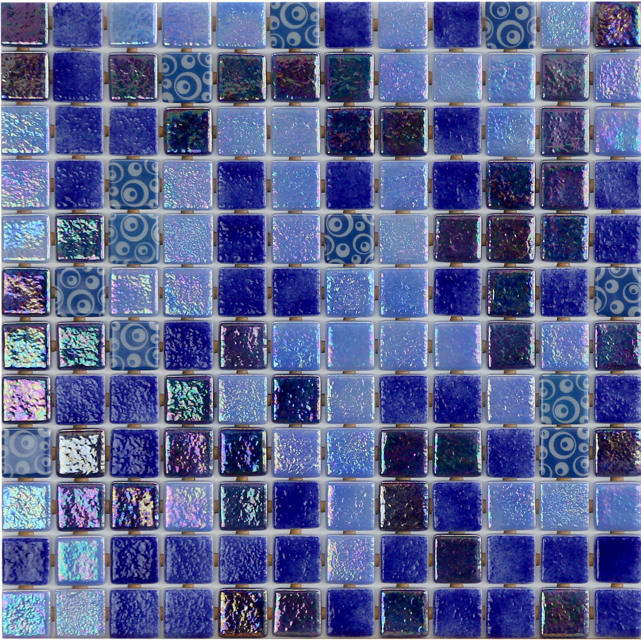 Ezarri Pool Mosaic Tiles Topping Blueberries