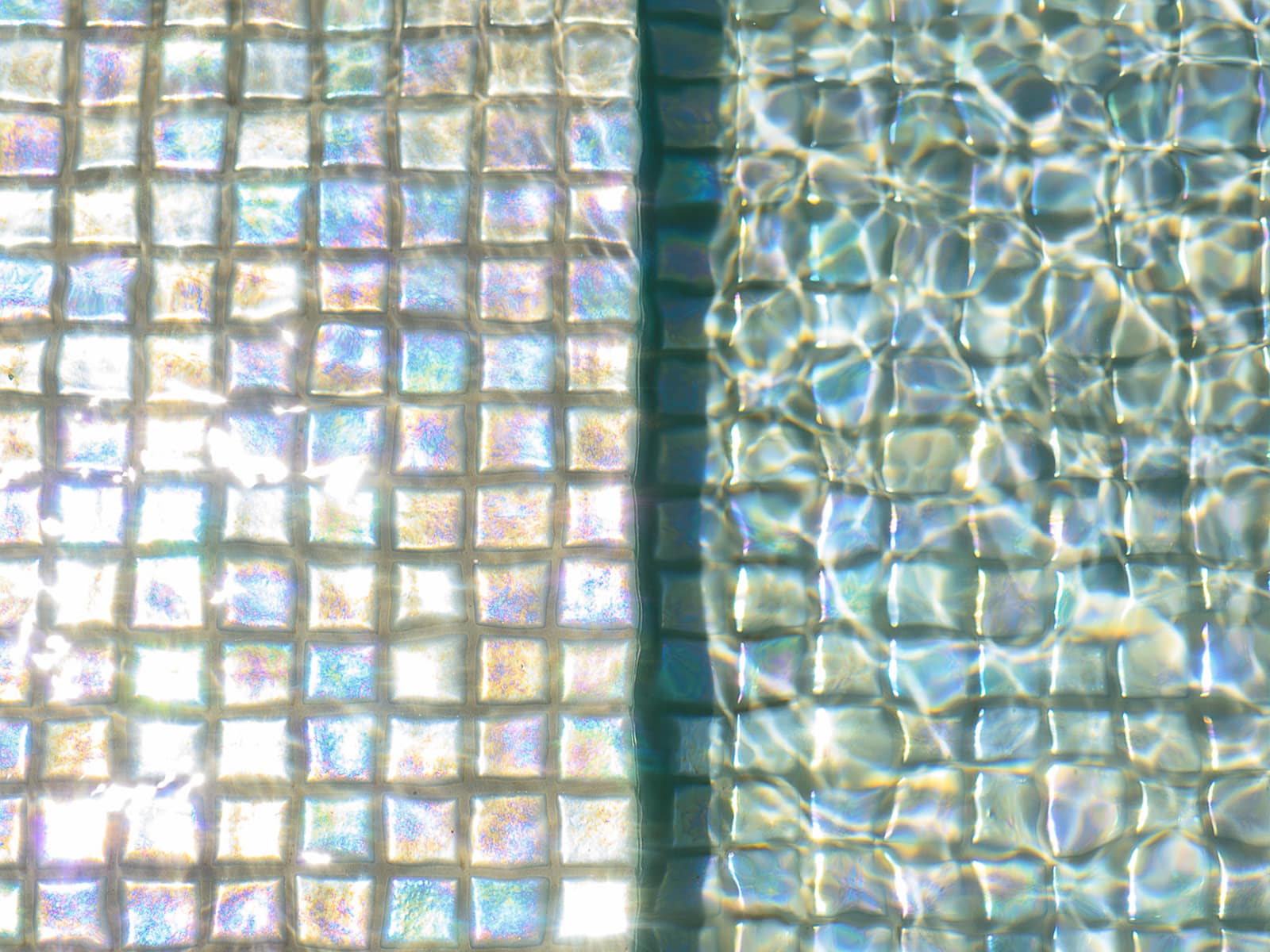 Marfil Iris Mosaic POOL TILES Ezarri2